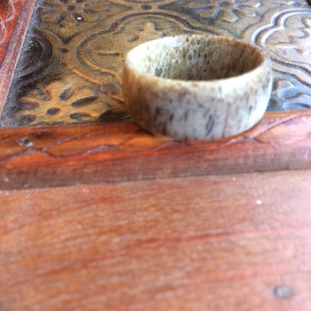 Deer Antler Ring